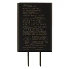 Kyocera - 5V - 1A Wall Charger Single USB Port Charging Adapter SCP-47ADT - Black