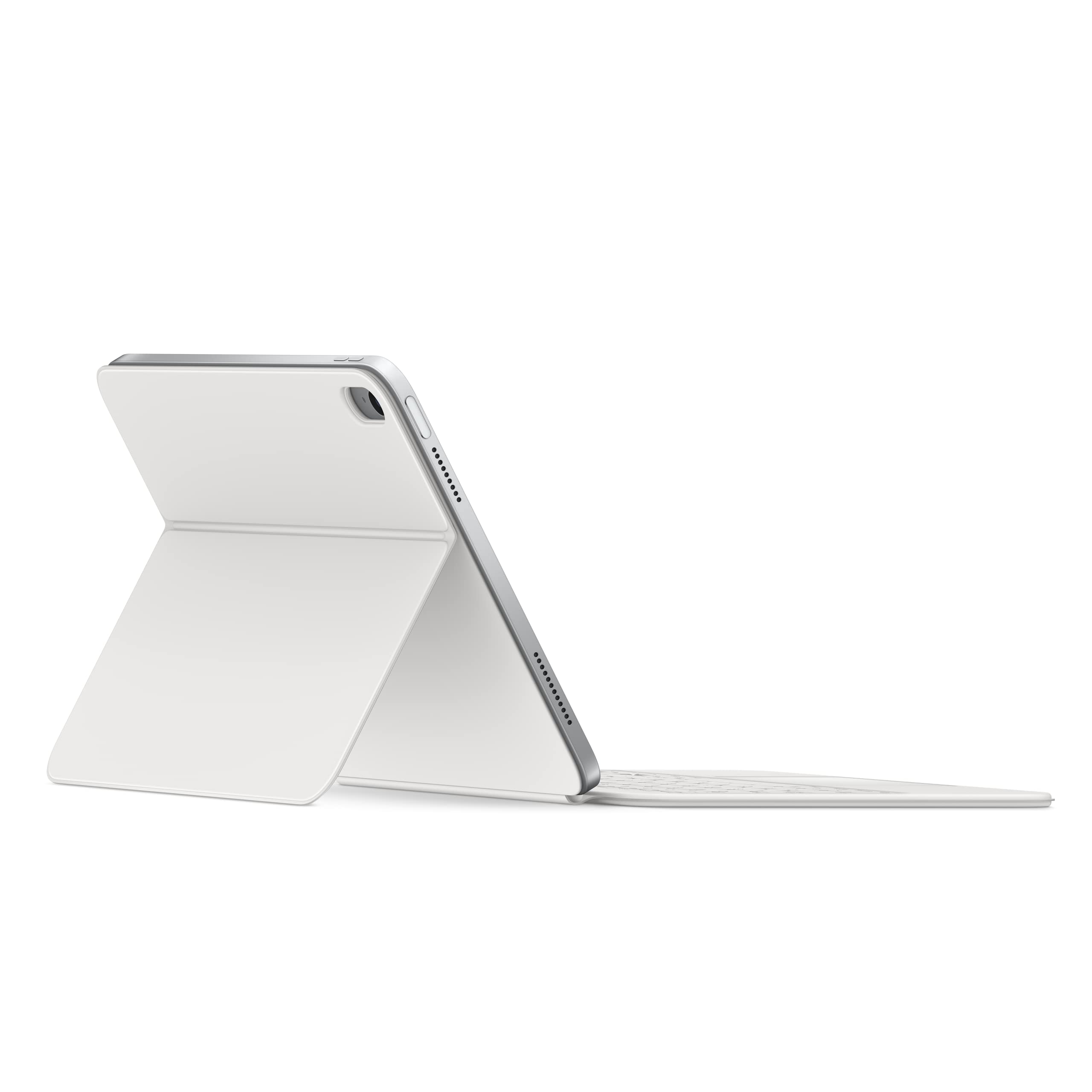 Alt View 2. Apple - Apple Magic Keyboard Folio: iPad Keyboard and case for iPad (10th Generation), Detachable Two-piece Design that attaches - White.