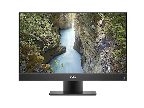 Front. Dell - OptiPlex 7480 All-in-One, Intel Core i5-10600 3.3GHz, 16GB DDR4, 256GB NVMe SSD, 23.8" FHD, Windows 11 Pro 64-bit.