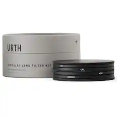 URTH + CIRCULAR LENS FILTER KIT
07 DE FILTROS DE OBJETIVO
UV CPL ND8 ND1000