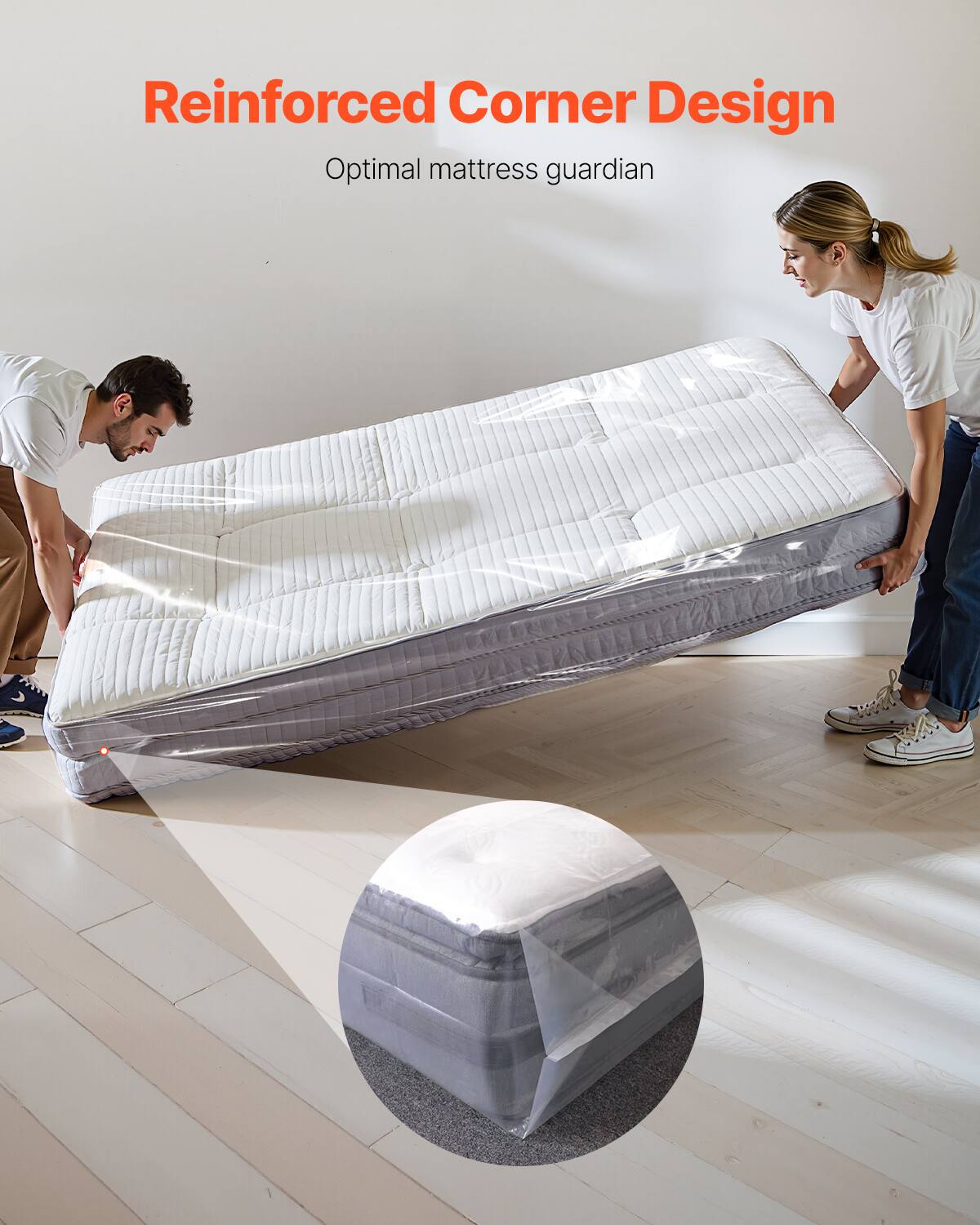 Reinforced Corner Design  
Optimal mattress guardian