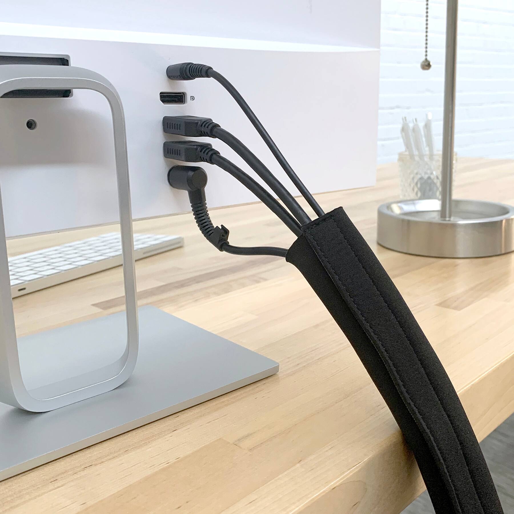 Alt View 16. Wrap-It Storage - Cable Sleeve - Black.