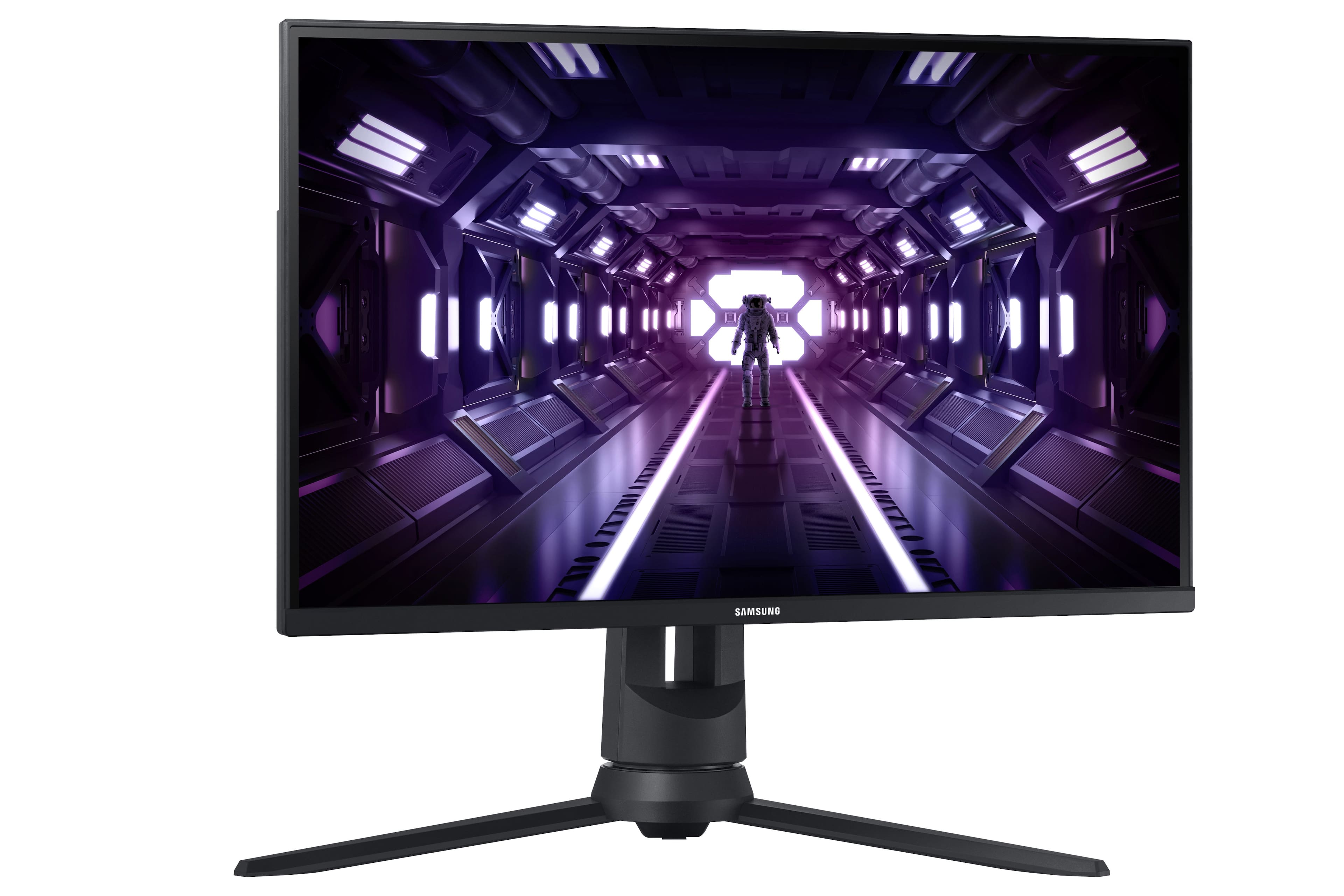 Alt View 12. Samsung - Odyssey G3 24" Flat FHD 1ms AMD FreeSync Gaming Monitor - Black - Black.