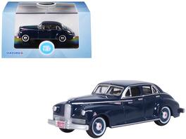 1942 Packard Clipper Touring Sedan Packard 1/87 (HO) Scale Diecast Model Car by Oxford Diecast - Blue