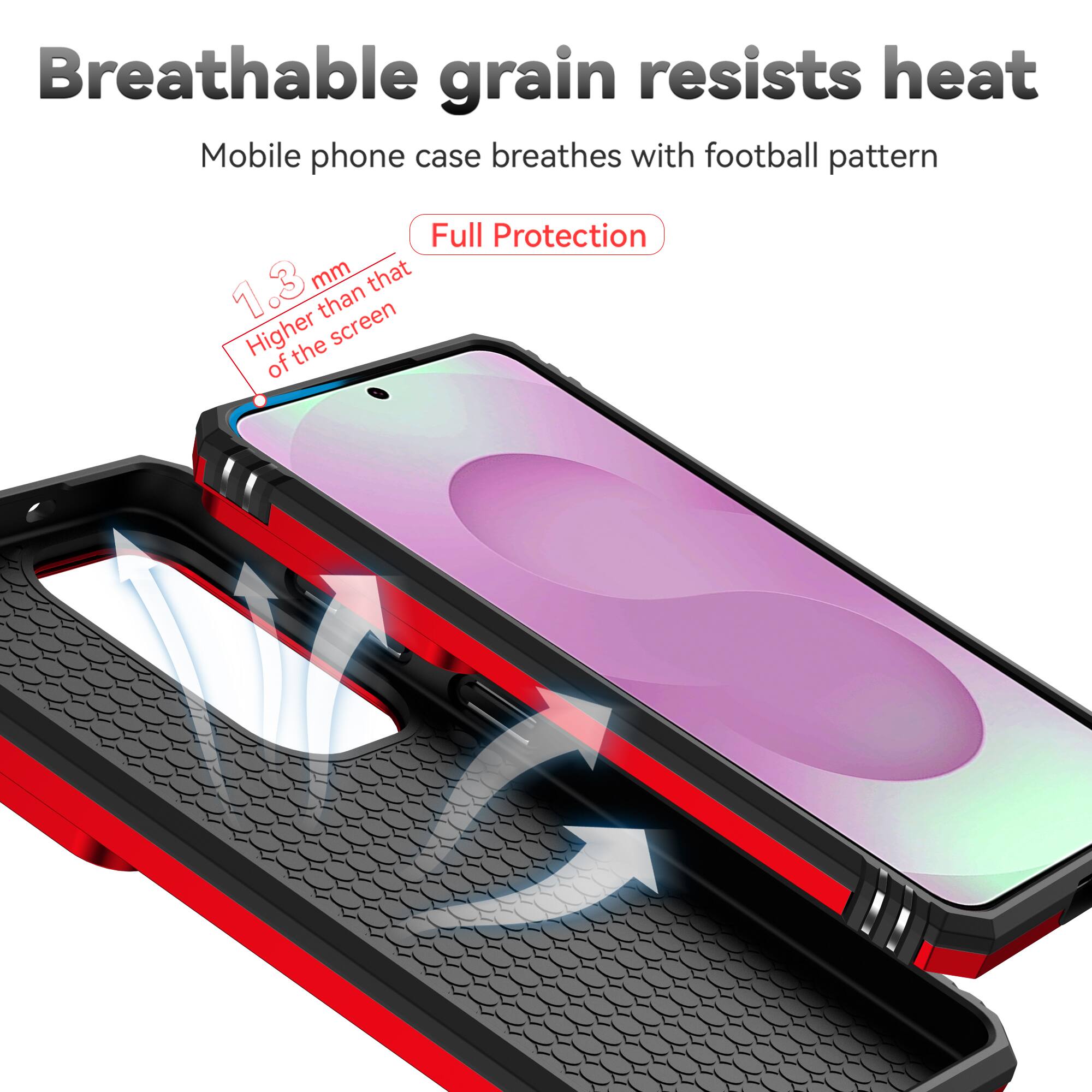 Breathable grain resists heat  
Mobile phone case breathes with football pattern  
Full Protection  
1.3 mm higher than that of the screen