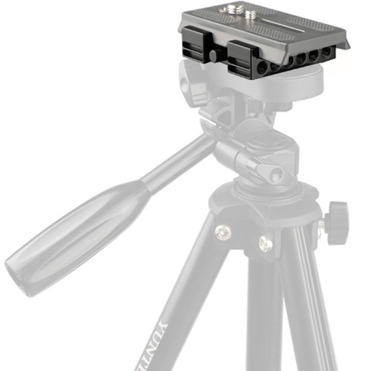 Alt View 4. CAMVATE - CAMVATE Manfrotto-Style Quick Release Adapter Baseplate for Manfrotto 577/ 501/504/701 Tripod.