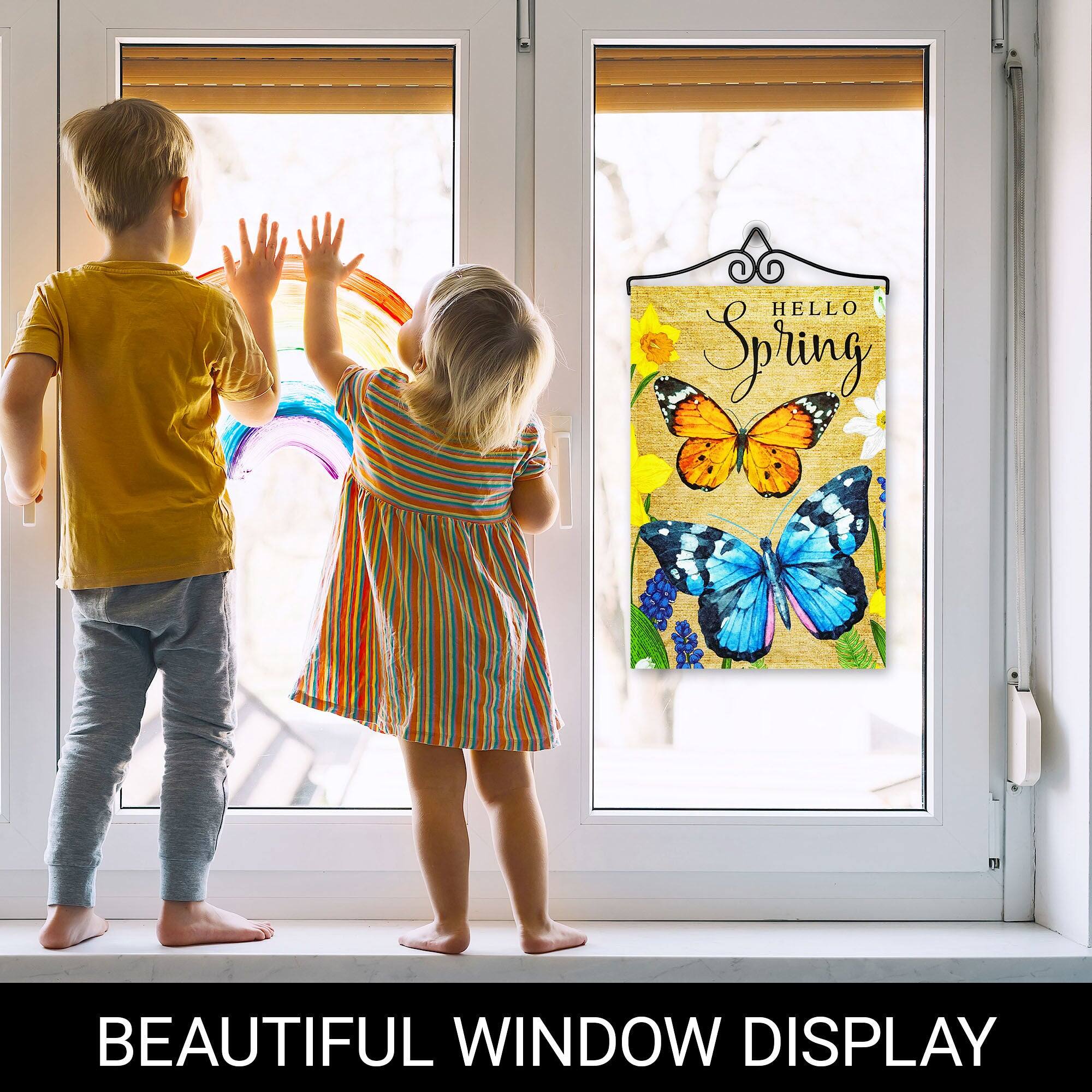 HELLO Spring  
BEAUTIFUL WINDOW DISPLAY