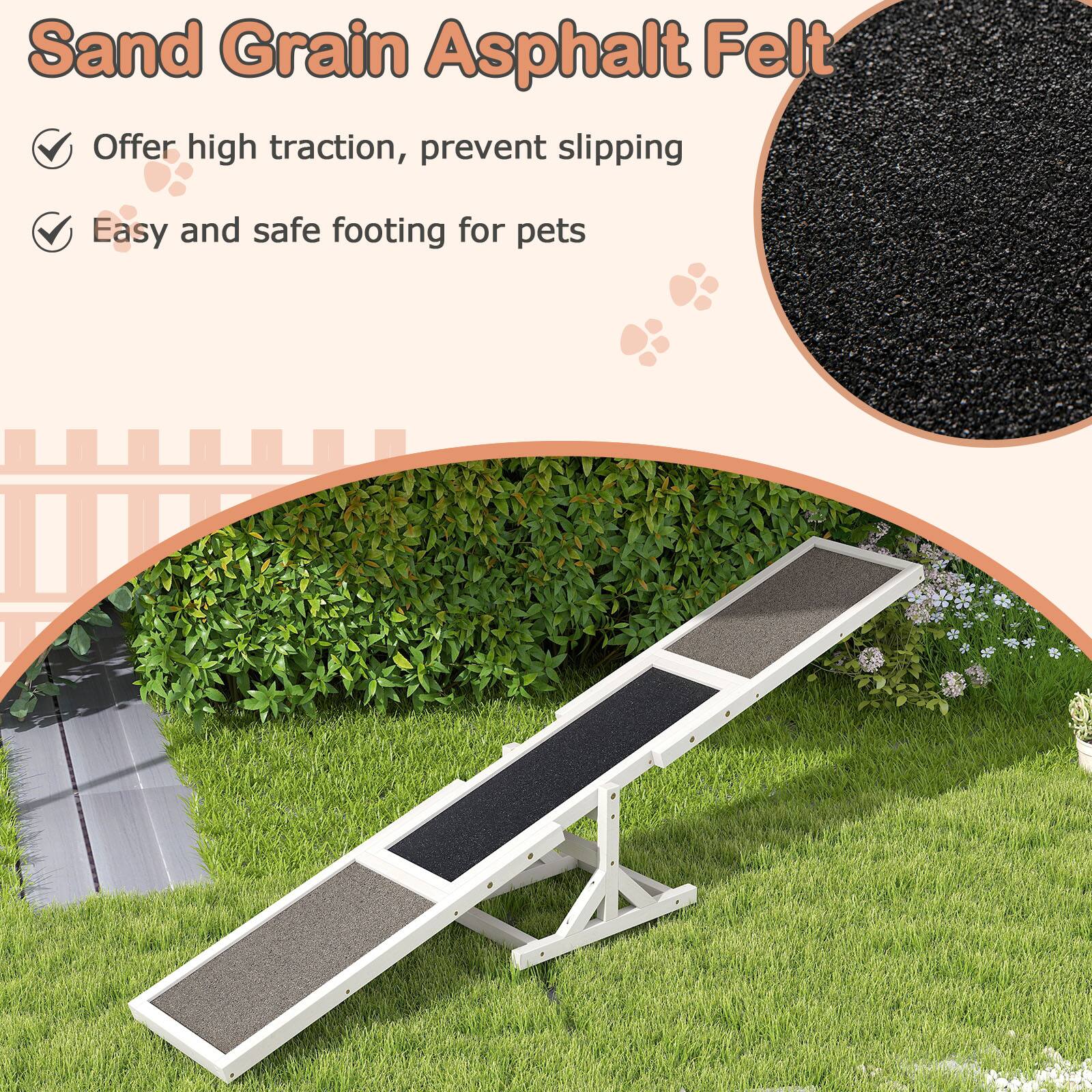 Sand Grain Asphalt Felt

- Offer high traction, prevent slipping
- Easy and safe footing for pets