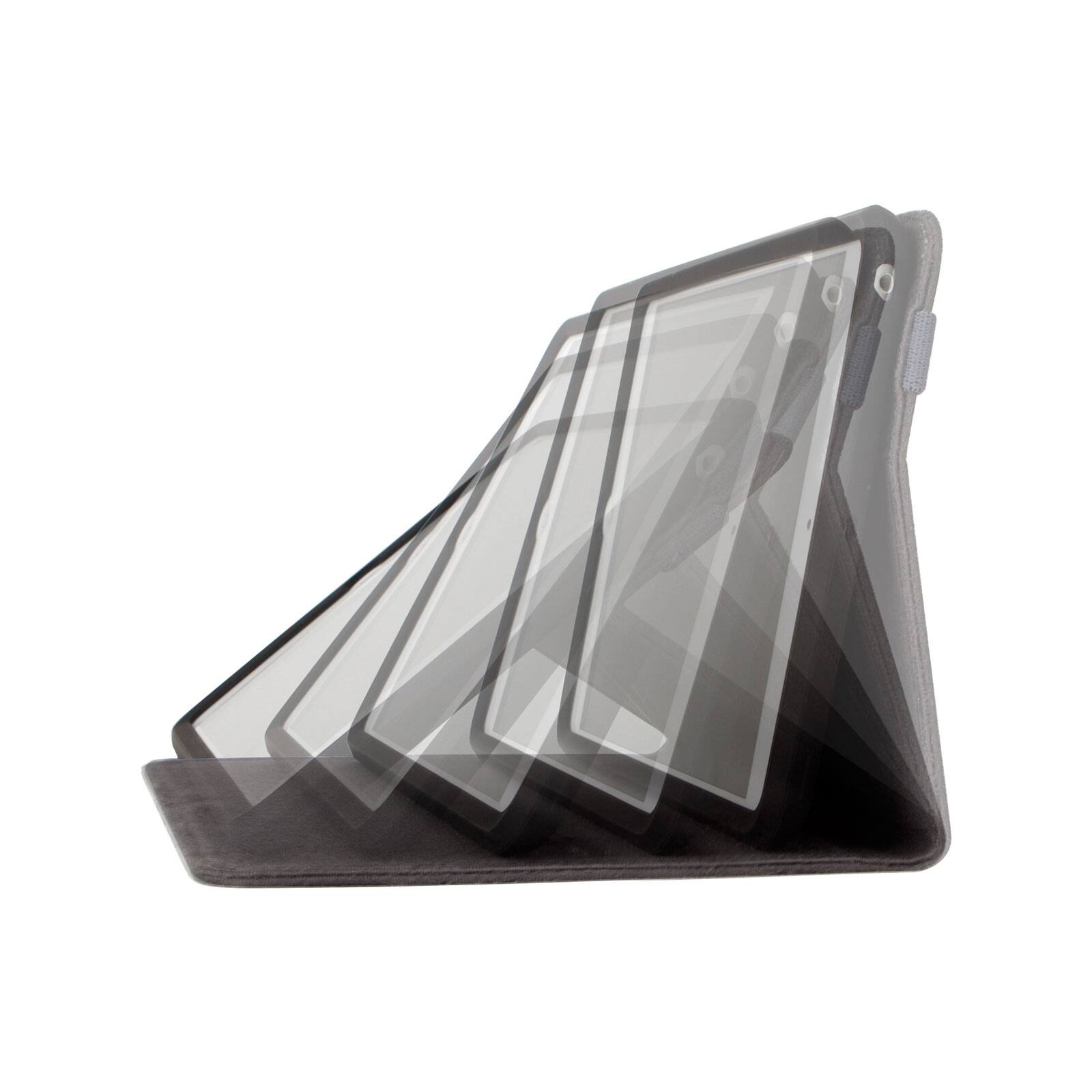Alt View 1. Moshi - Moshi Concerti Portfolio Case for iPad Mini 1/2/3 (A1432, A1454, A1455, A1489, A1490, A1491, A1599, A1600) - Falcon Gray - Falcon Gray.