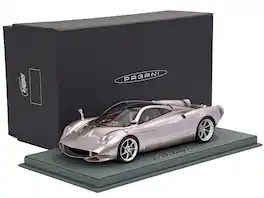 Pagani Huayra Codalunga Iridescent Bronzo Aymara Bronze Metallic w/Black Top & DISPLAY CASE Ltd Ed 1/18 Model Car by BBR