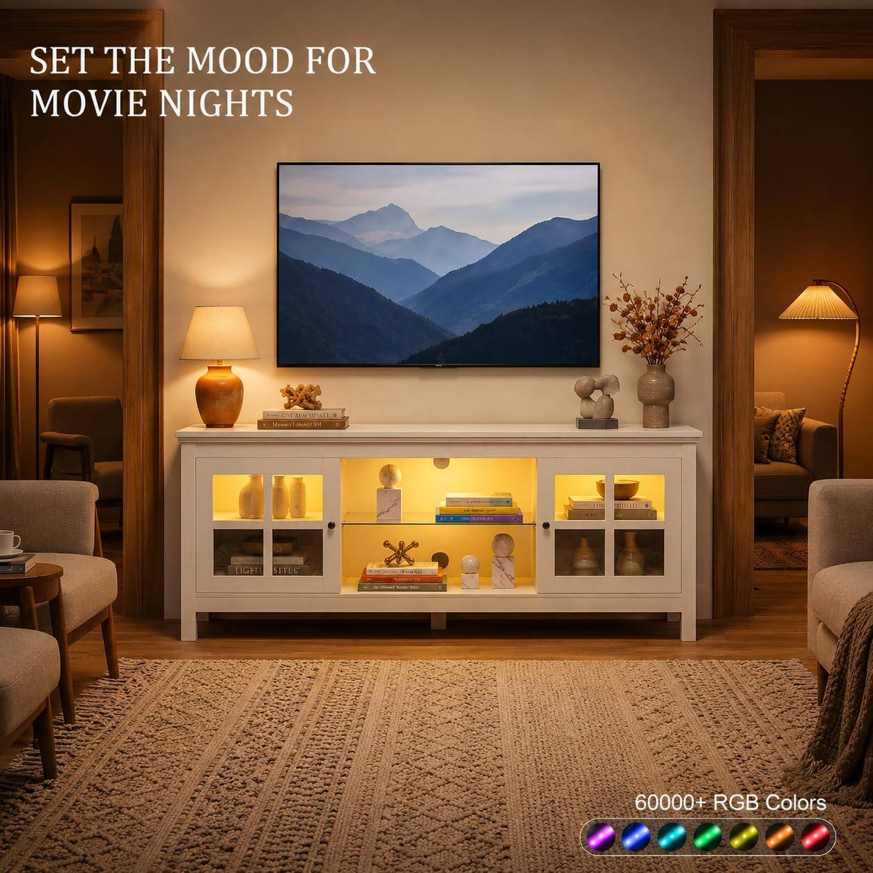 SET THE MOOD FOR MOVIE NIGHTS

60000+ RGB Colors