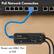 PoE Network Connection
Dante 2CH XLR Input Adapter
1. +24dBu
2. +4dBu
3. 0dBu
4. -6dBV
5. -10dBV
CH1 - CH2
CH1 - CH2
Sensitivity
Reset
Power via USB-C Port or PoE
