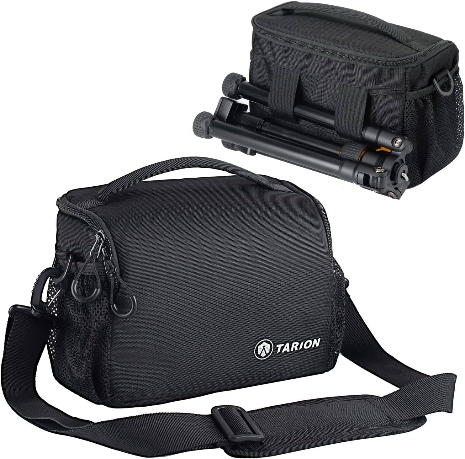 Front. TARION - TARION Camera Bag DSLR Messenger Bag Small Camera Bag Crossbody Sling Bag Case TSB-S.