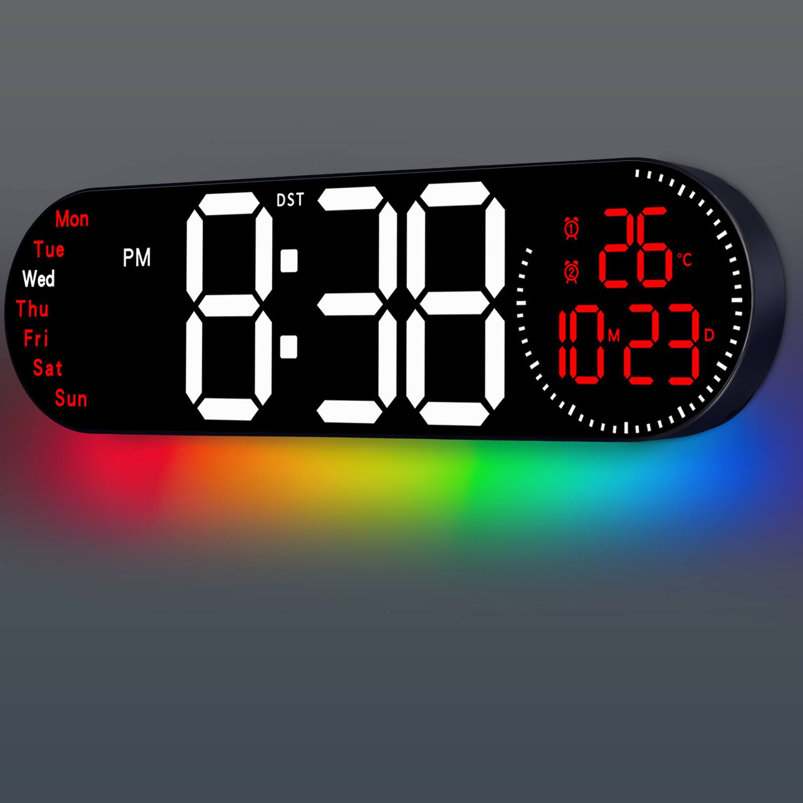 DST Mon Tue Wed Thu Fri Sat Sun  
PM 8:38  
26°C  
10M 23D