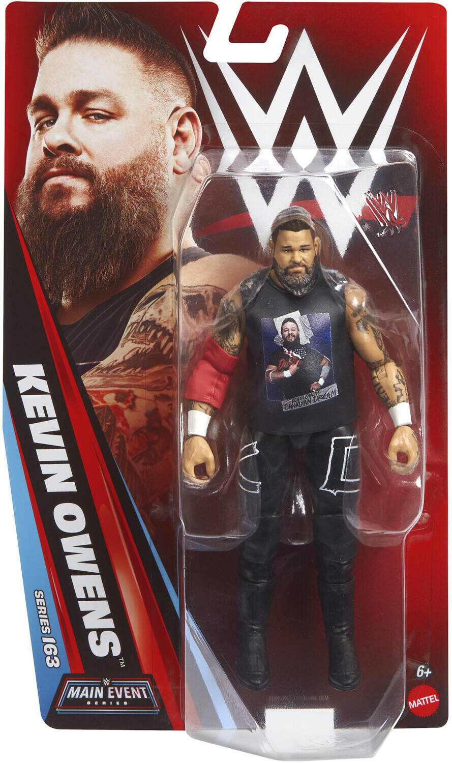 WWE DUSA KEVIN OWENS SERIES 163 MAIN EVENT DAM GERIES MATTEL