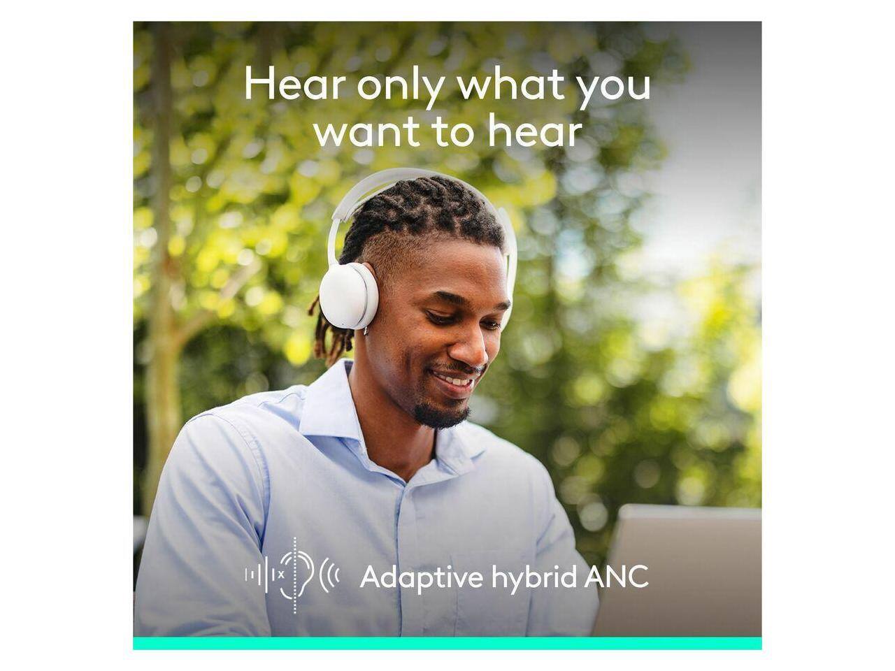Hear only what you want to hear  
Adaptive hybrid ANC