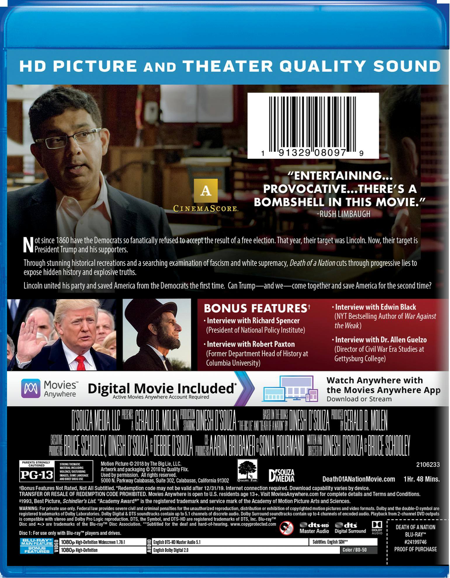 Angle. Death of a Nation (Blu-ray + Digital HD) [Blu-ray].