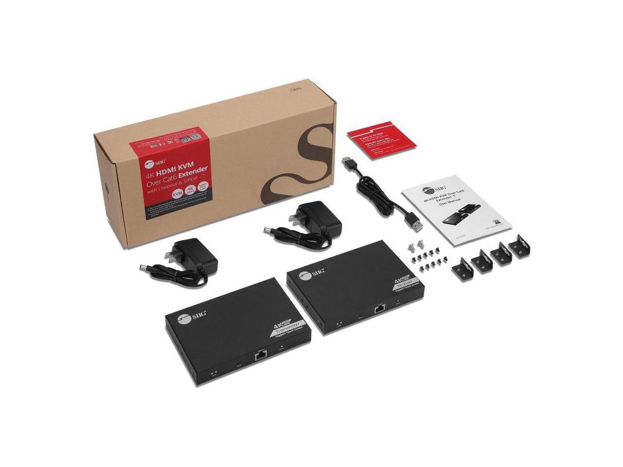 SUG KVM 4K HDMI Extender Over Cat6 S/PDIF with Loopout 4K KVM

SIK Card KYAR Tiress X w. woth Manual User

SIKE AKET Receiver

SUG 4K Transmitter