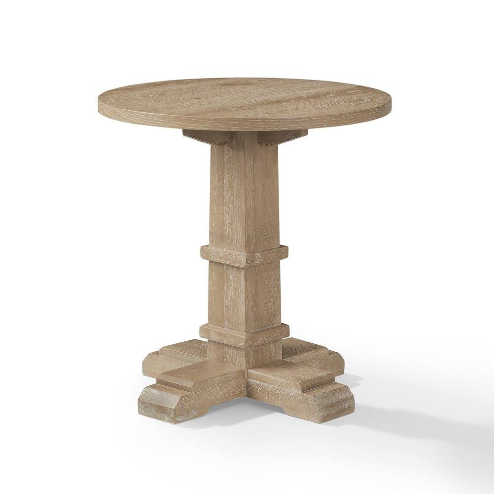 Left. Crosley Furniture - Joanna Side Table - Rustic Brown.