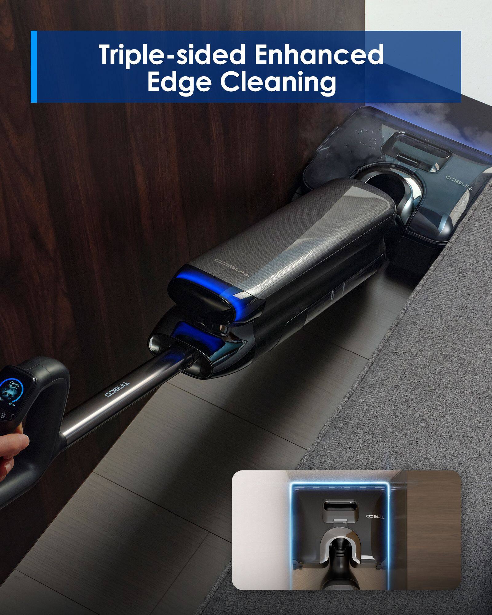 Triple-sided Enhanced Edge Cleaning