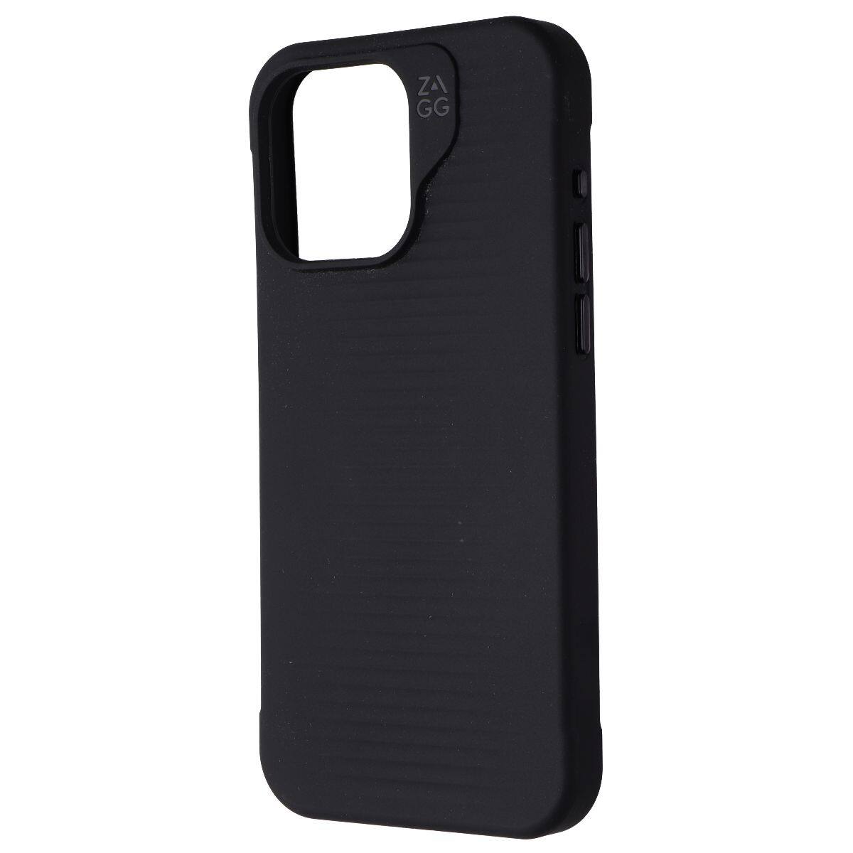 ZAGG - Luxe Series Snap Case for MagSafe for Apple iPhone 15 Pro Max - Matte - Black