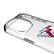 Alt View 2. Keyscaper - Cleveland Guardians Linen Logo iPhone Clear Case - 13 mini - Multicolor.