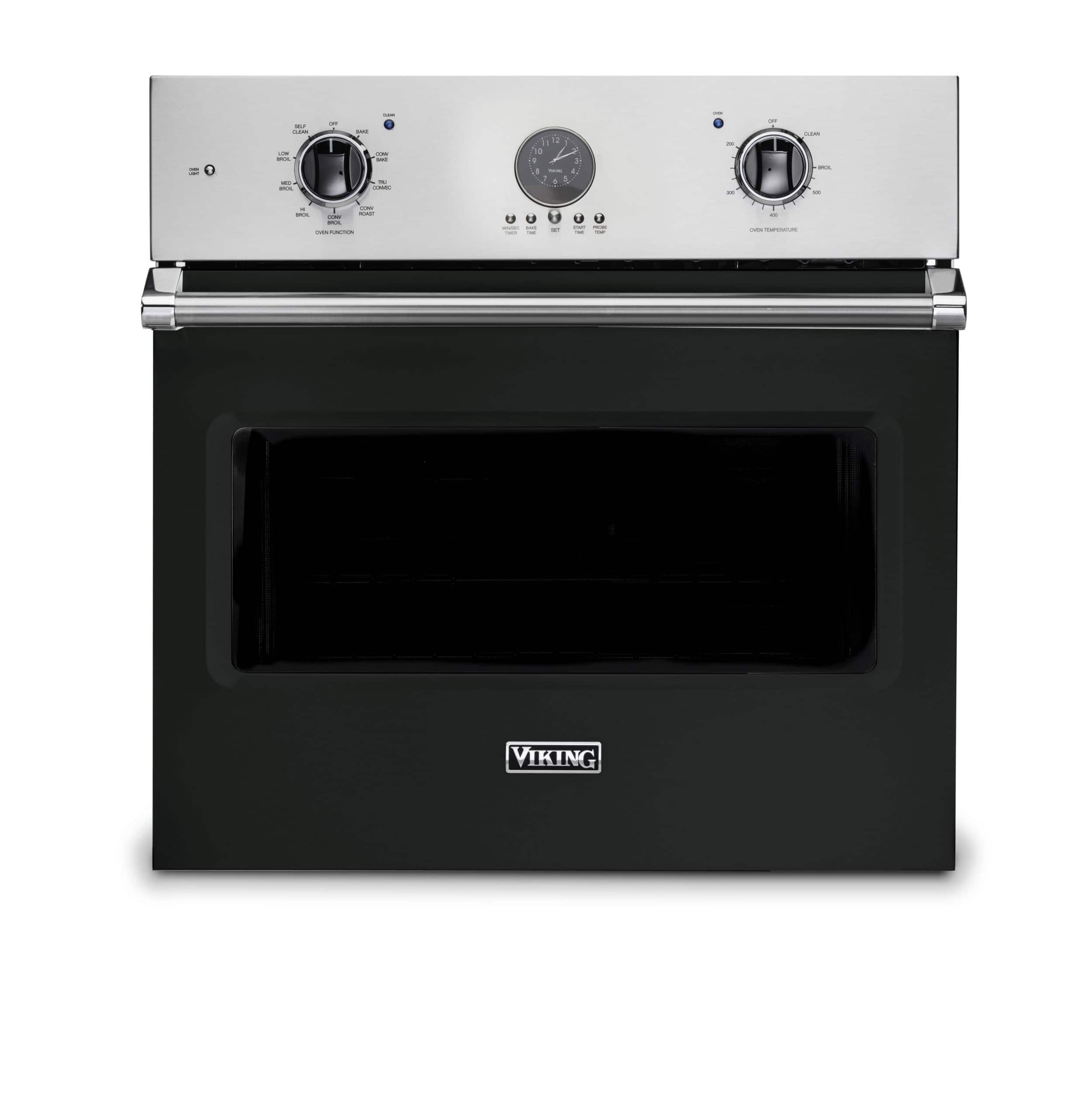 Front. Viking - 30"W 4.7 cu ft Viking Professional 5 Series Built-In SingleTrue Convection Wall Oven - Antique Bronze - Antique Bronze.