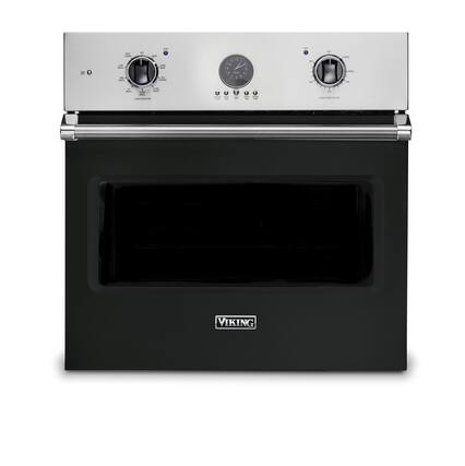 Front. Viking - 30"W 4.7 cu ft Viking Professional 5 Series Built-In Single Electric Convection Wall Oven - Antique Bronze - Antique Bronze.