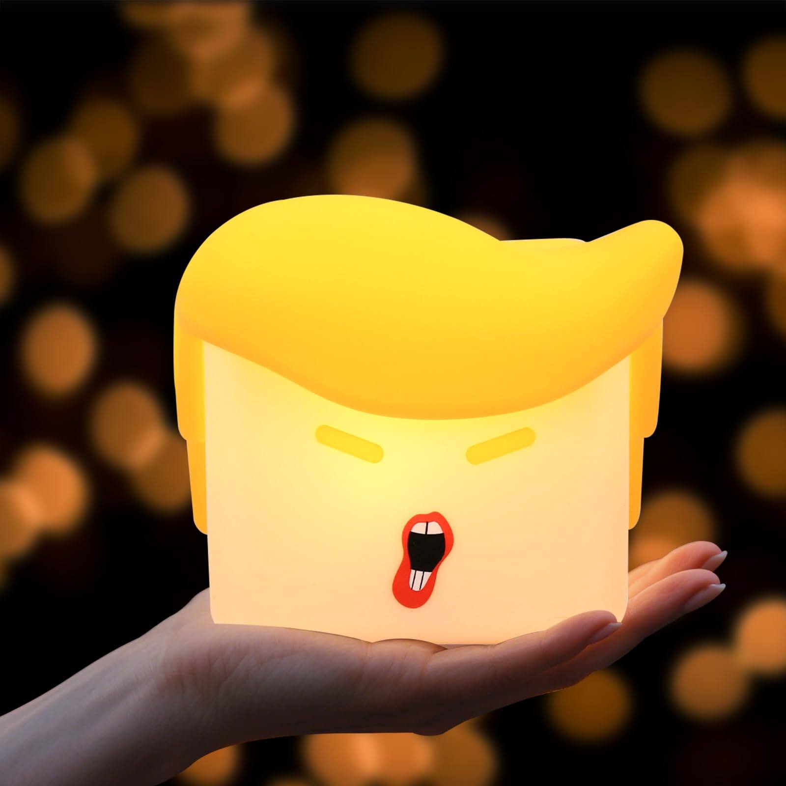 Front. MAGICAL RUBS - Cute Penguin Night Light For 3 Level Dimmable Nightlight Lamp Silicone Squishy Lighted Tap Rechargeable Bedside Touch - Modern.