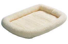 Midwest - Quiet Time Sheepskin Bed - White