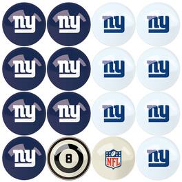 Imperial - New York Giants Billiard Ball Set with Numbers - Multicolor