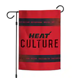 WinCraft - Miami Heat 2024/25 City Edition 12" x 18" Two-Sided Garden Flag - Multicolor