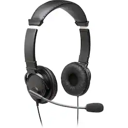 Kensington - Classic USB-A Headset with Mic - Stereo - USB Type A - Wired - Over-the-head - Binaural - Circumaural - 6 ft - Unknown