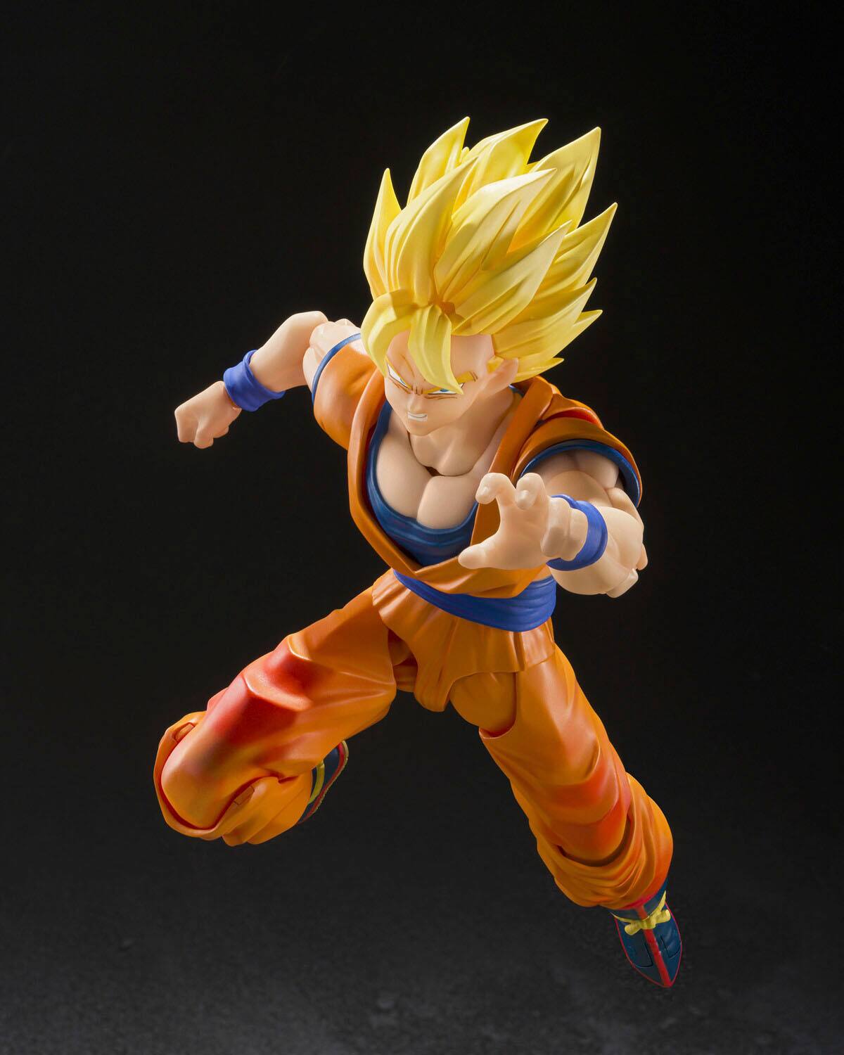 Alt View 2. Bandai - Tamashii Nations - Dragon Ball Z - S.H.Figuarts - Super Saiyan Son Goku (The Games Begin) Action - COLLECTIBLES - Multicolor.