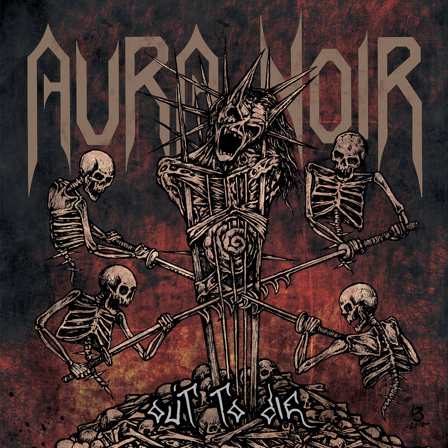 Front. Aura Noir - Out To Die   - VINYL LP.