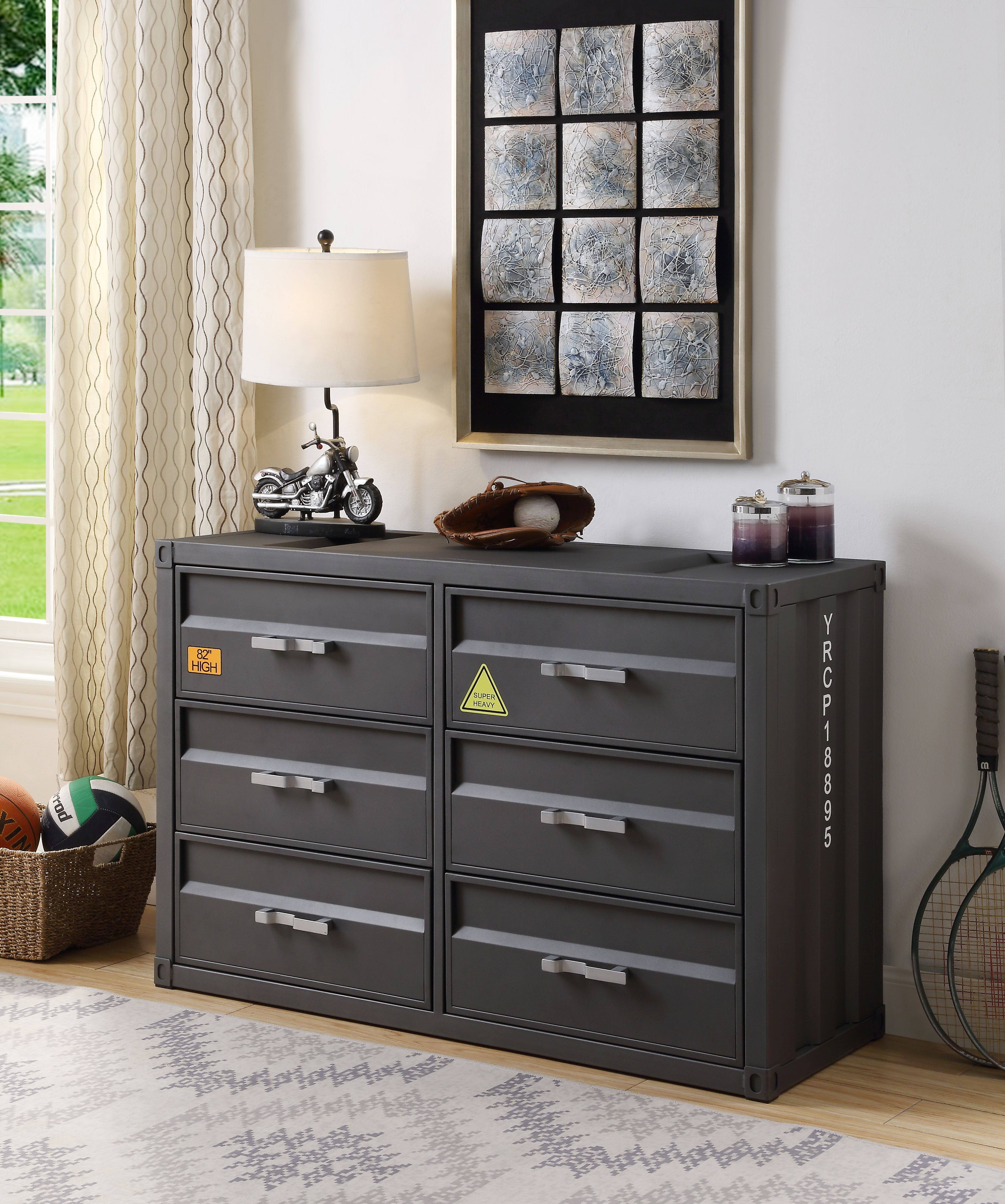 TinyHomie - Cargo Finish Dresser - Gunmetal