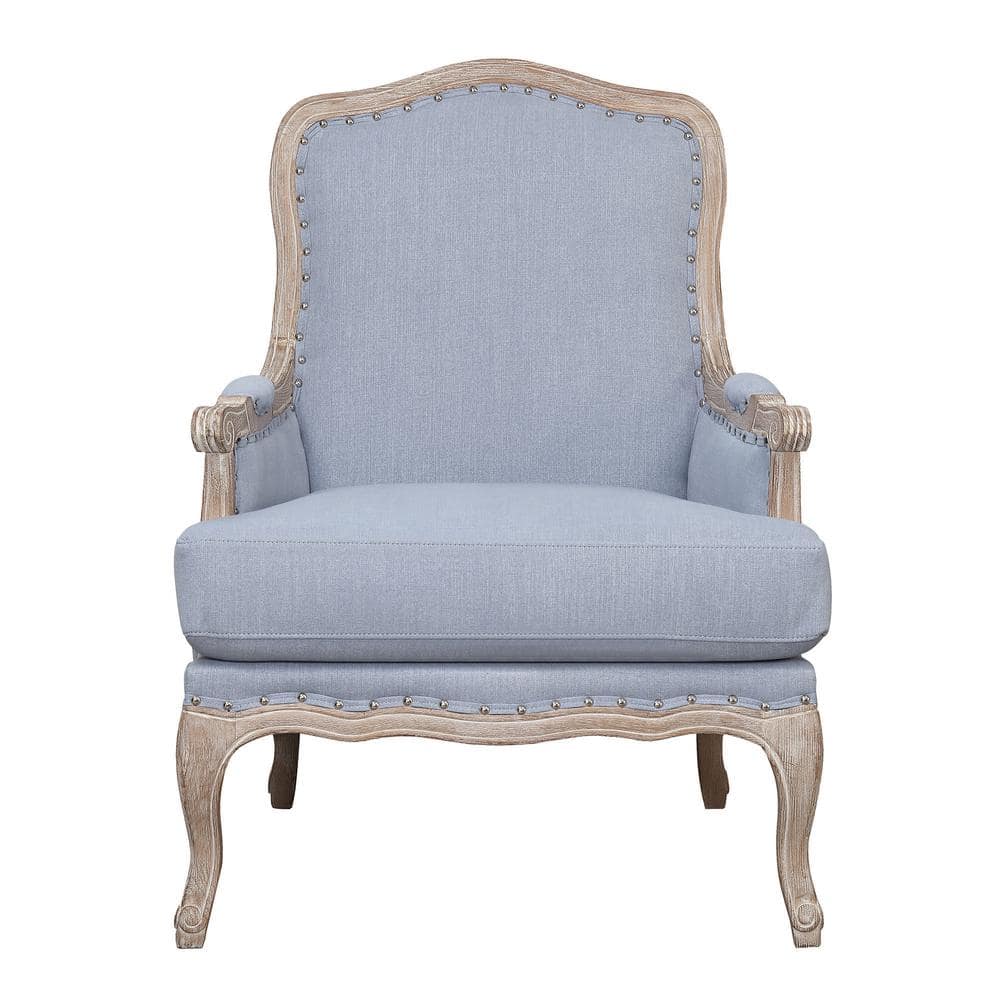 Picket House Furnishings - Regal Accent Chair - Light Blue