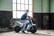 Alt View 26. Huffy - CR8-R Battery-Powered Ride-On Mini Bike - White, blue.
