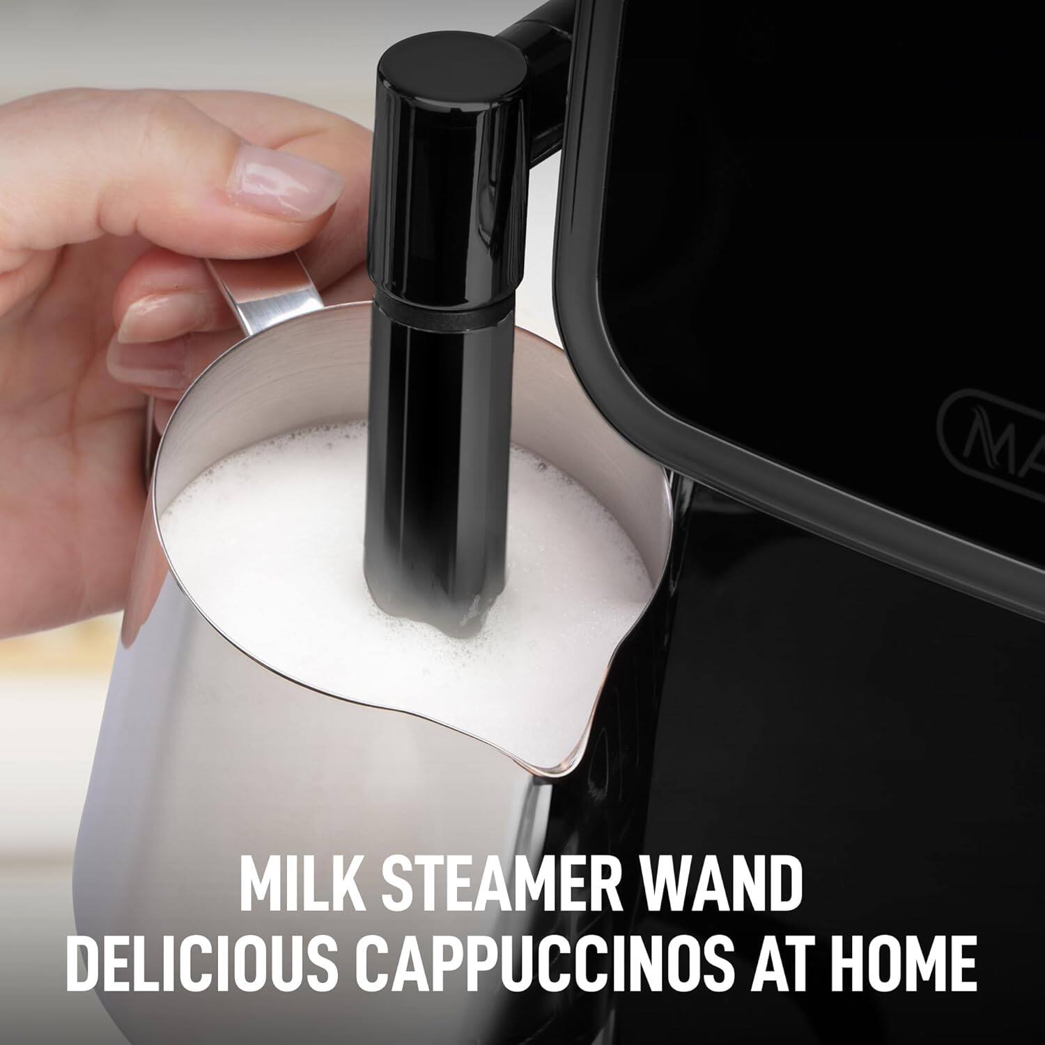 MILK STEAMER WAND DELICIOUS CAPPUCCINOS AT HOME