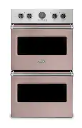 30" Viking Professional 5 Series Built-In Double Electric Convection Wall Oven - Blush - Front_Zoom