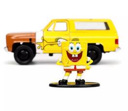 Jada Toys - 1:32 '80 Chevy Blazer K5 With Sponge Bob Figure - Collectibles - Mulitcolor