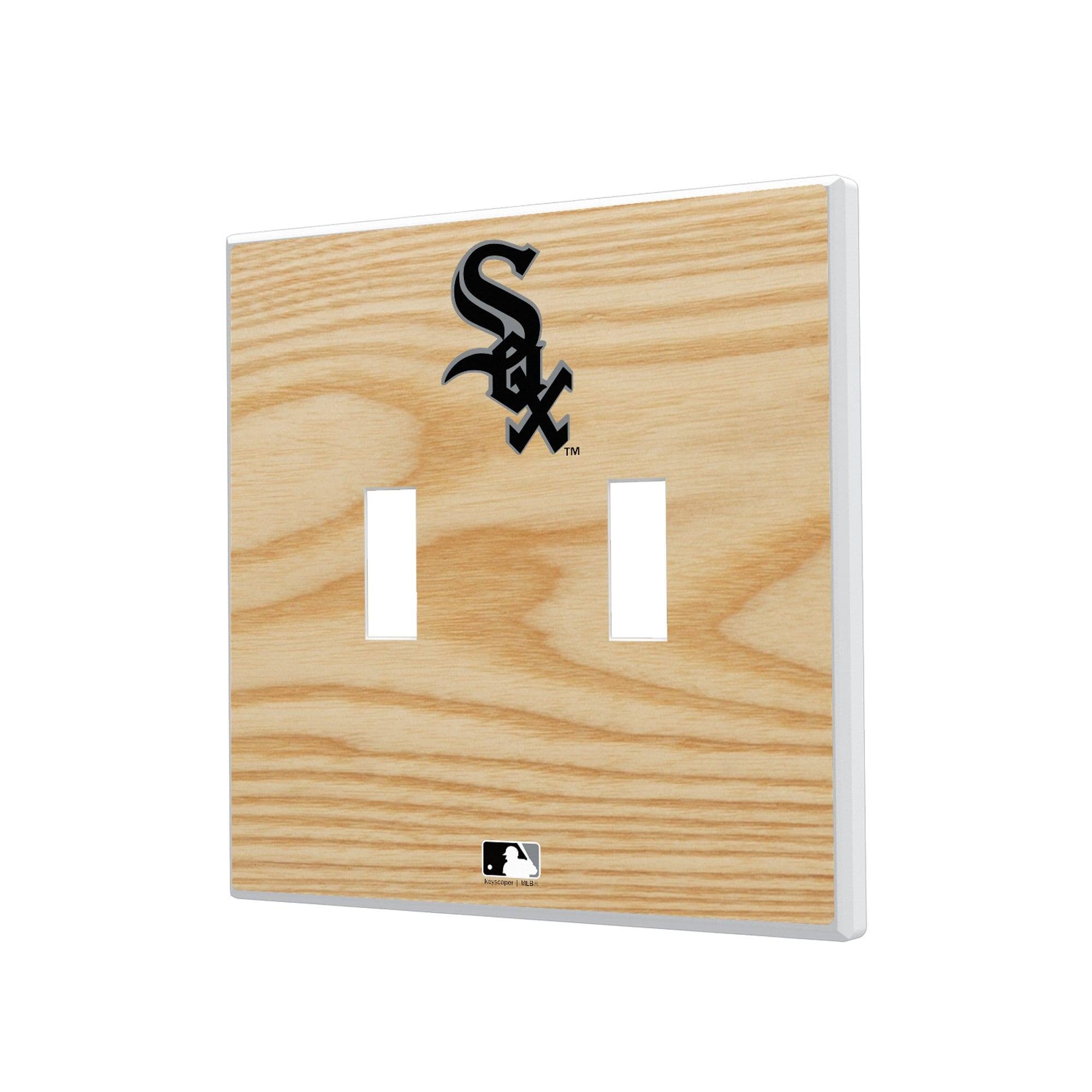 Keyscaper - Chicago White Sox Baseball Bat Design Double Toggle Light Switch Plates - Multicolor price history on PriceWatchPro
