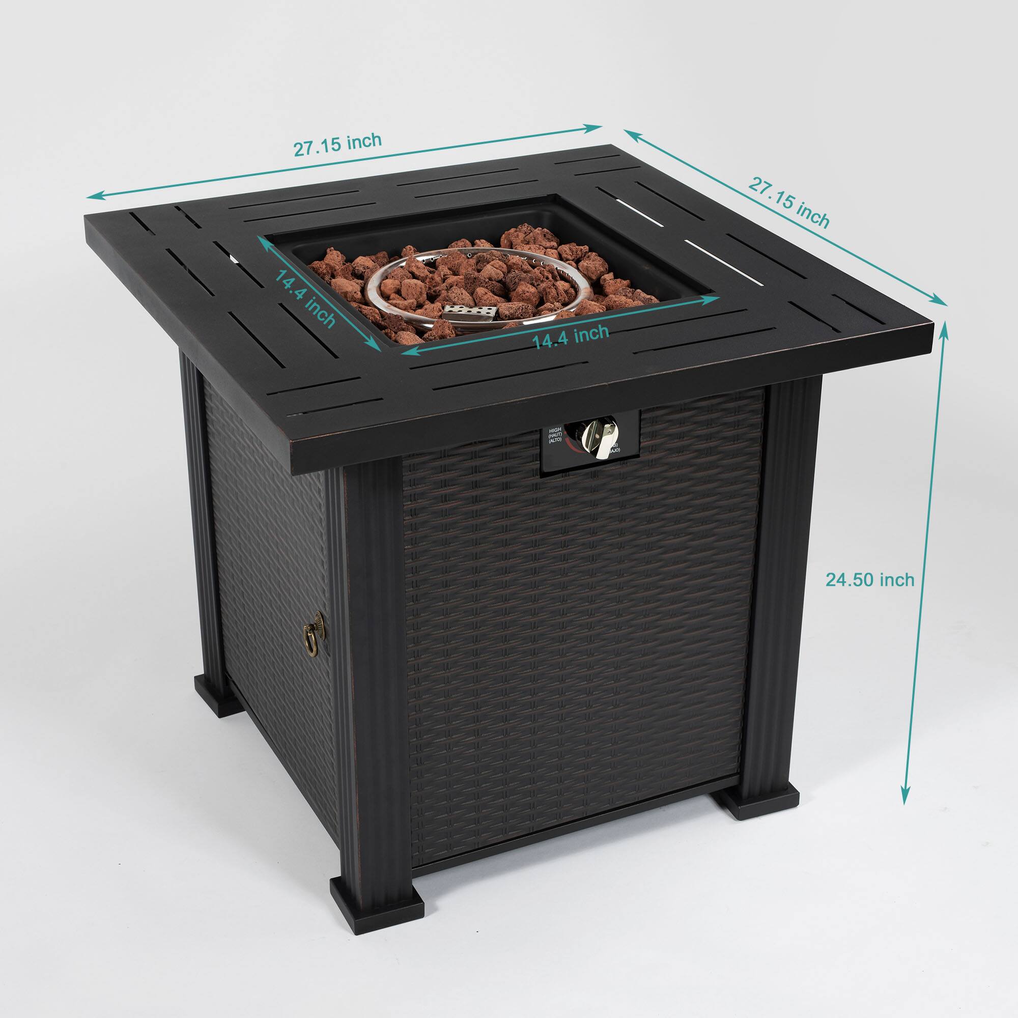 27.15 inch  
14.4 inch  
24.50 inch