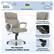 Angle. Serta - Executive Office Ergonomic Chair with Layered Body Pillows - Glacial Gray - Silver.