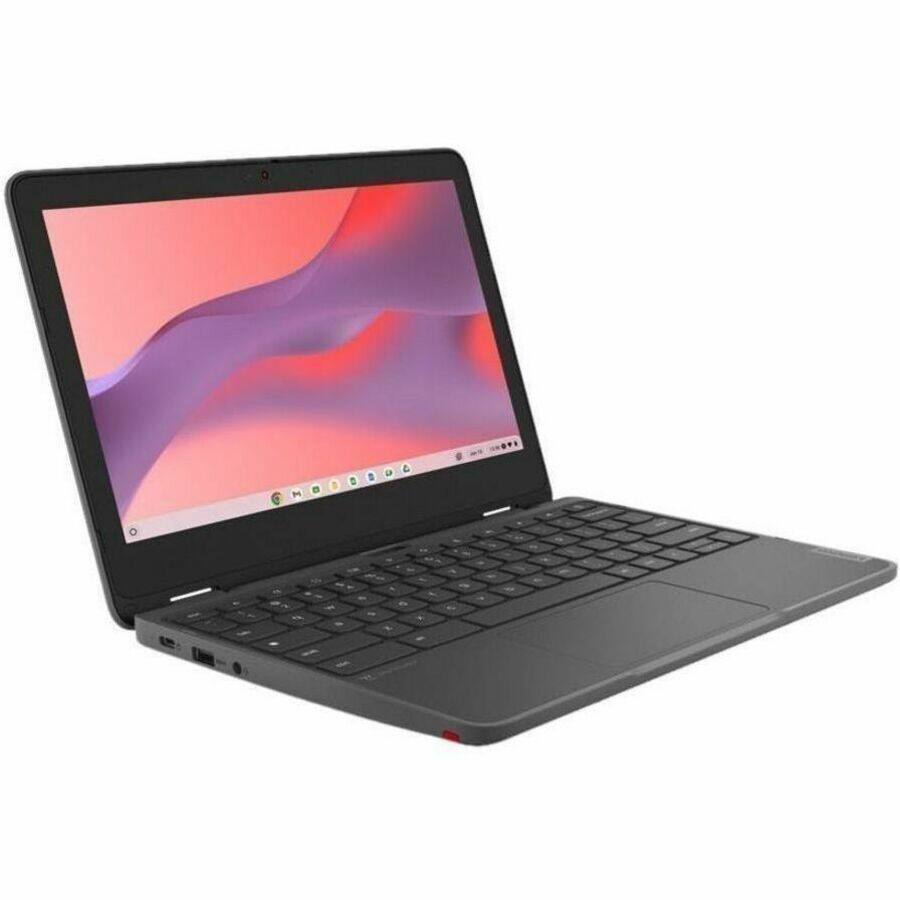 Alt View 4. Lenovo - Lenovo 300e Yoga Chromebook Gen 4 82W2002GUS 11.6" Touchscreen Convertible 2 in 1 Chromebook - HD - Octa-core (ARM Corte - Graphite Gray.