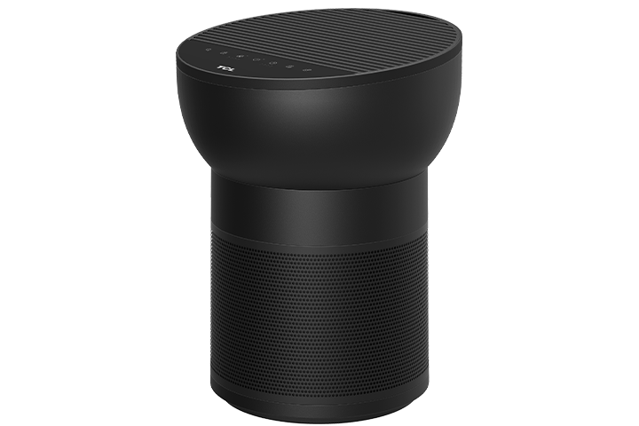 Angle. TCL - TCL Breeva A2  Air Purifier 4-Stage True HEPA (H13) A214B  Black - Black.