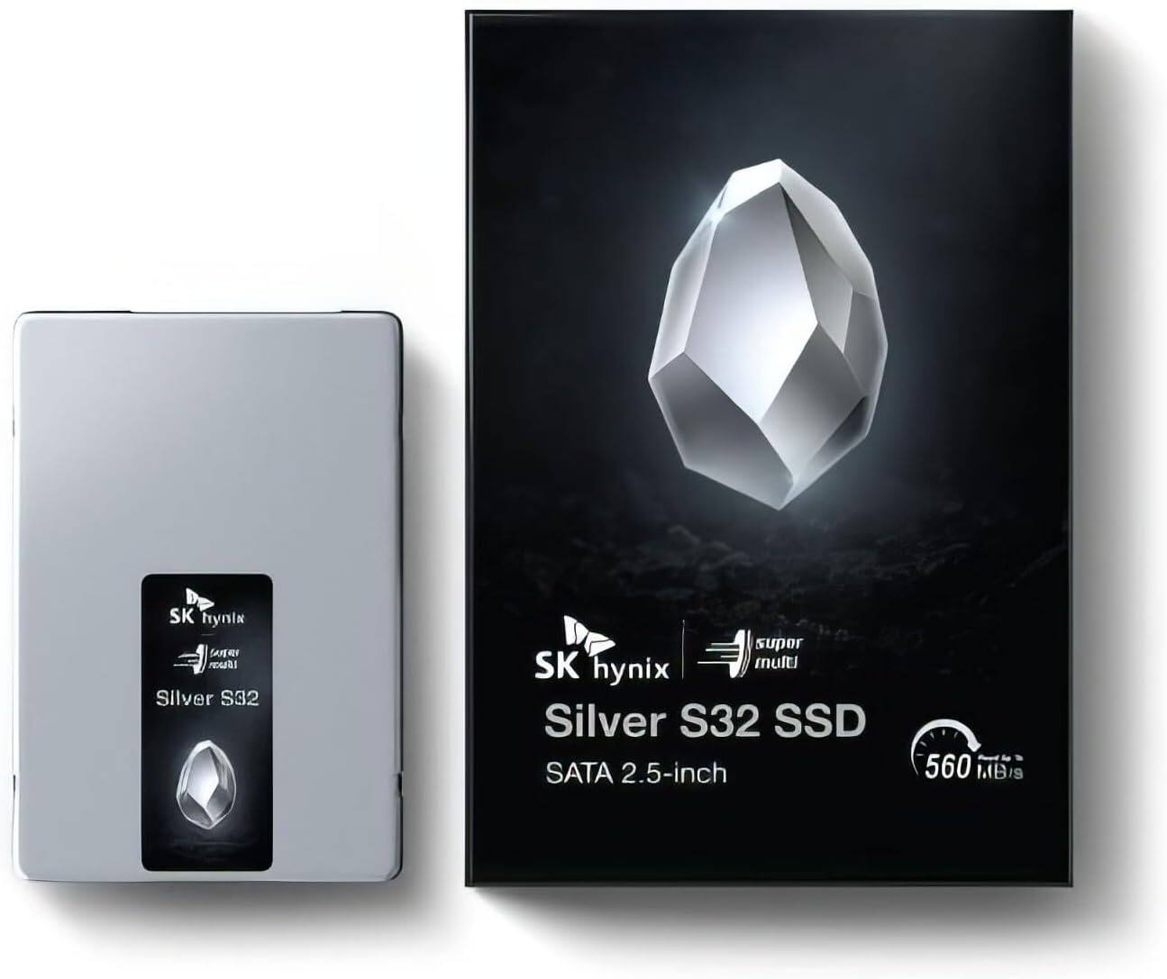 SK hynix Silver S32 SSD SATA 2.5-inch  
560 MB/s