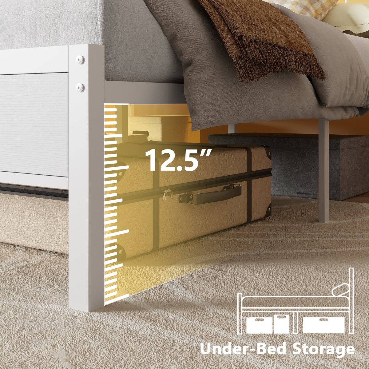 12.5" Under-Bed Storage