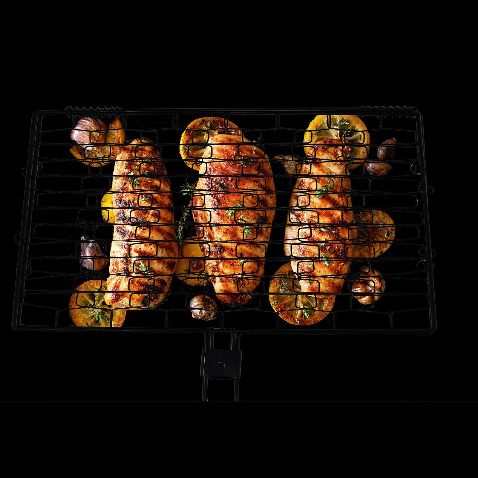 Alt View 3. Norpro - Nonstick Flexible Grilling Basket - Silver.