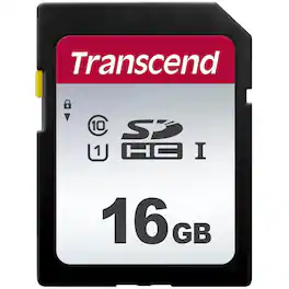Transcend - TS16GSDC300S 16GB UHS-I U1 SD Memory Card